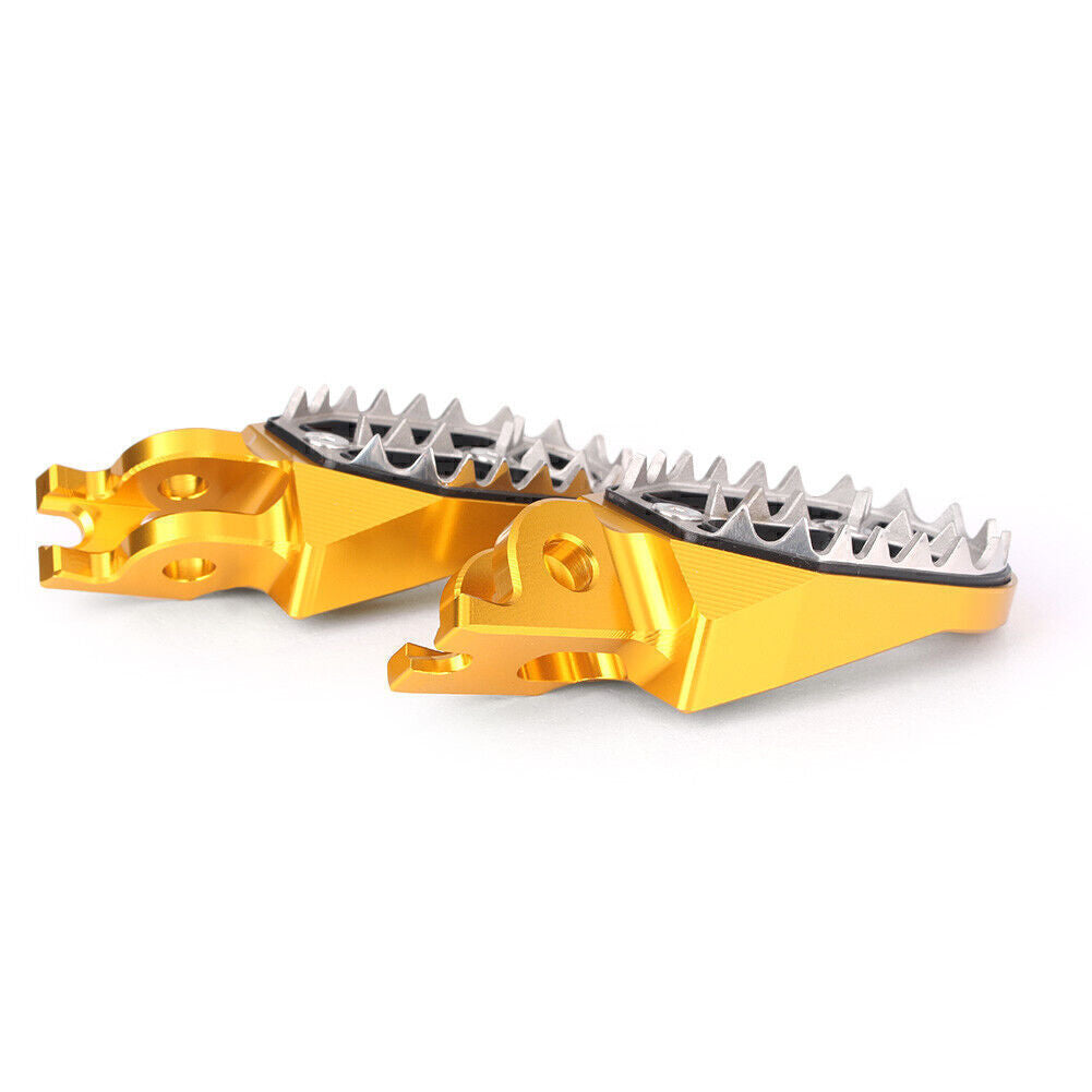 2PCS Shark Teeth Racing Foot pegs for Kawasaki KX250 KX250F KX450F KLX450 08 -15