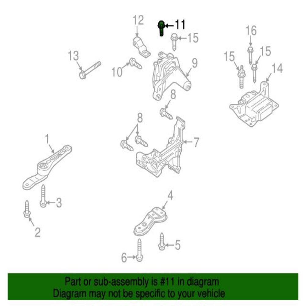 N10713502 for Seat Bolts for Volkswagen Various