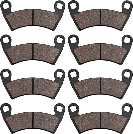 Front Rear Brake Pads for Polaris Ranger Crew 570 2015-2019 Ranger 700 Crew 800