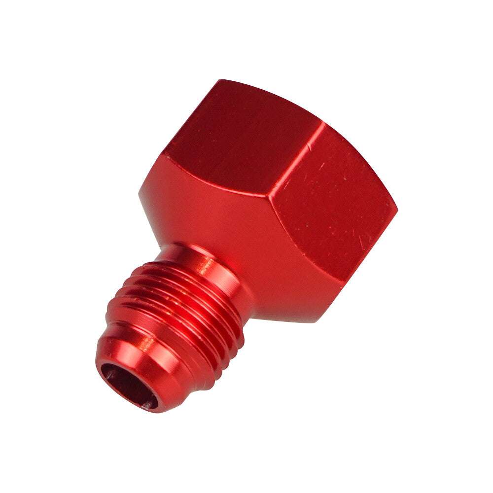 2Pcs 10AN Female to 6AN Male Flare Reducer Fitting Fuel Adapter AN10 to AN6 Red