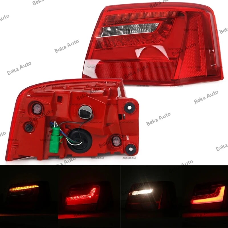 1 piece for Audi A6 2012-2016, assembled left outer LED taillight and brake light.