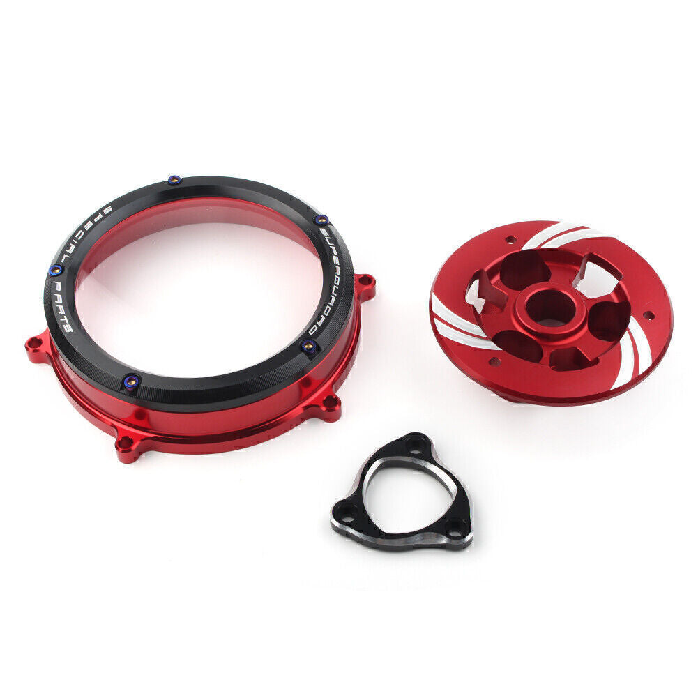 Fit for Ducati Panigale 1299 1199 959 R S 12 - 20 Clear Clutch Cover Protector Guard