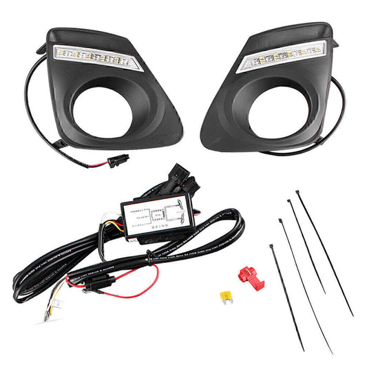 Waterproof Daytime Driving Running Light Set DRL Car Fog Lamp fit for Toyota for Corolla