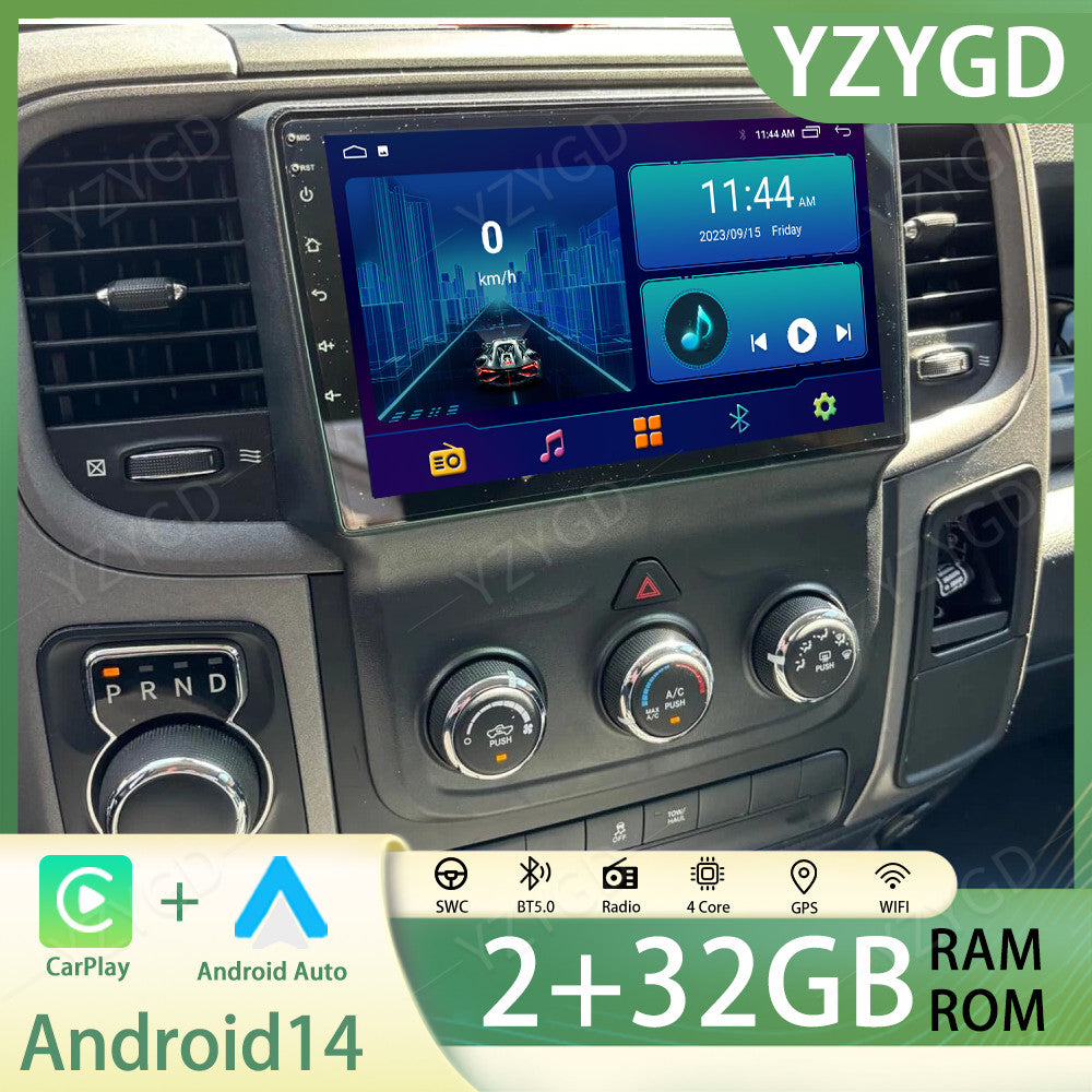 for Dodge for Ram 1500 2500 3500 2014-2018 Android14 Stereo Carplay Car Radio Screen