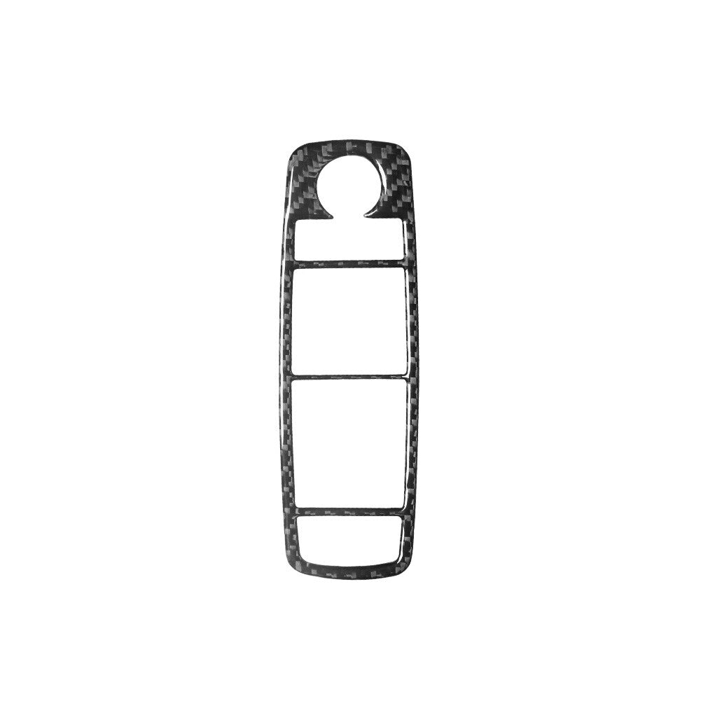 for Mercedes R-Class 2009-2012 4Pc Door Window Regulator Trim Cover Carbon Fiber