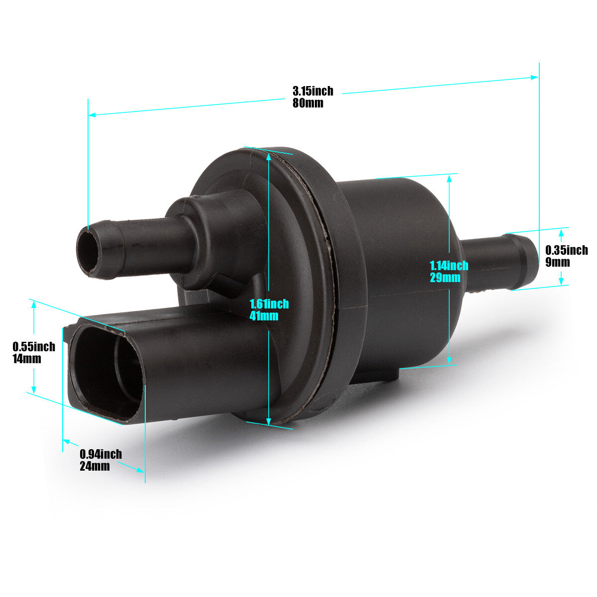 0280142345 Steam tank purification valve emission 6QE906517A Applicable to for Volkswagen for Golf , for Audi A4, S4