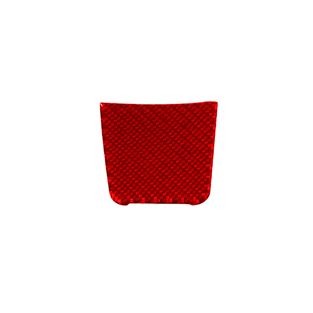 Red Carbon Fiber Front Cigarette lighter Cover Trim for Porsche 718 2016-2022