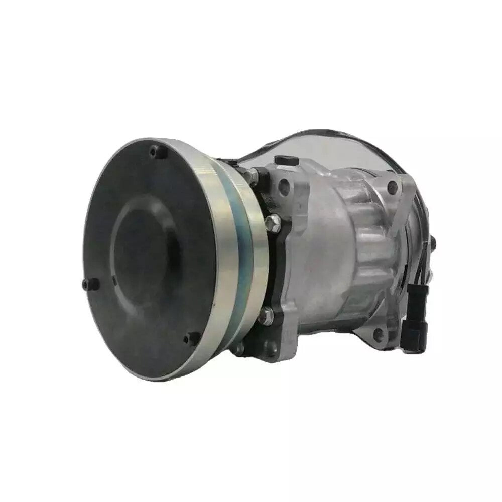 12V A/C Compressor 3E-1907 3E-1908 For Caterpillar C11 C13 Engine 416C 420D 426C