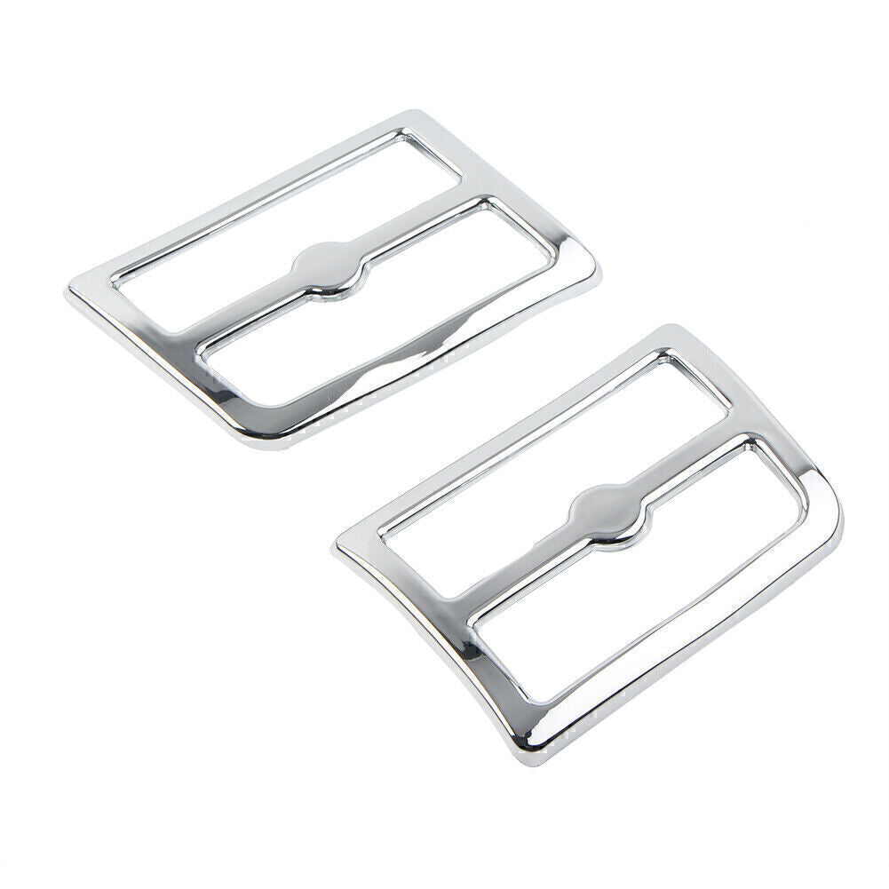 2PCS ABS Chrome Rear Speaker Trim for Honda Goldwing GL1800 2001-05 2002 2003 KK