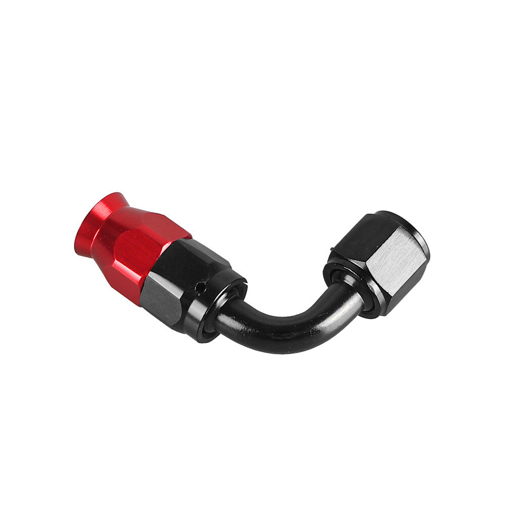 AN8 90 Degree Swivel Hose Line End Fitting Adaptor 8AN for PTFE Hose Line Only
