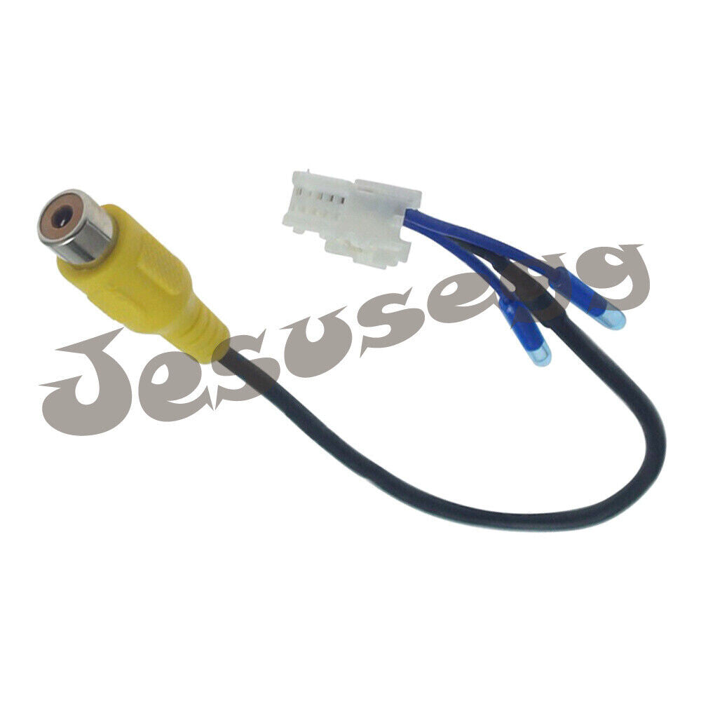10Pins Rearview Backup Camera Cable Adaptor RCA For Car Stereo Radio Universal