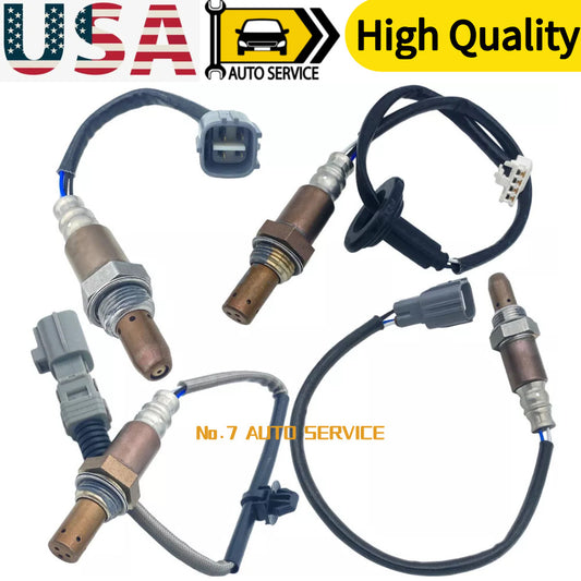 4Pcs Upsream+Downstream Oxygen O2 Sensor for Toyota for Sienna 2004-2006 3.3L FWD