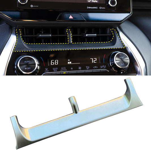 Matte Dashboard Air Vent Cover Outlet Strip For 2020-2023 for Toyota Harrier Venza