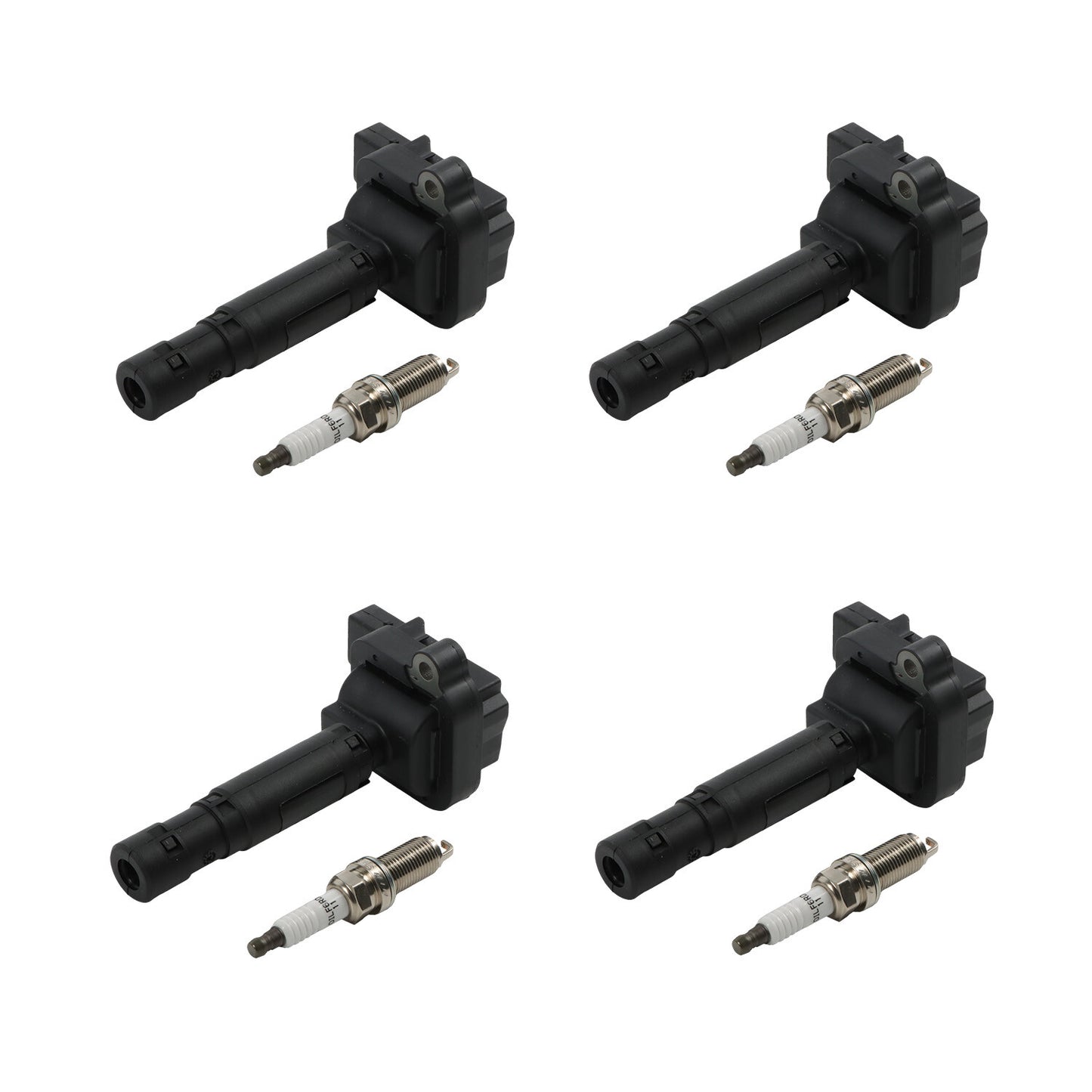 4X Ignition Coils  4X Spark Plugs for Mercedes-Benz C230 Kompressor UF555