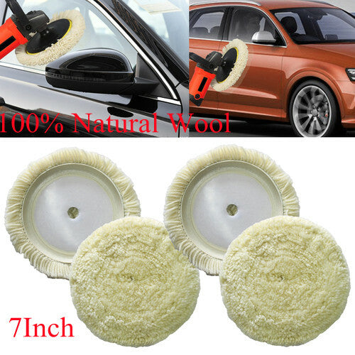 7-inch 180mm Soft Wool Cleaning and Polishing Cushion Pad for Cars and Car Polishers