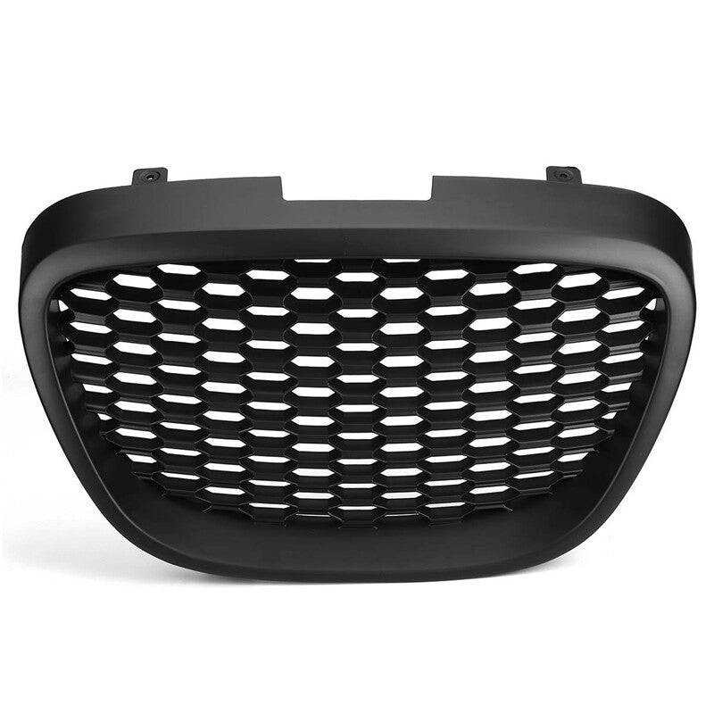 Suitable for SEAT LEON MK2 1P1 front grille, no damaged honeycomb, black cap, 2006-2009.