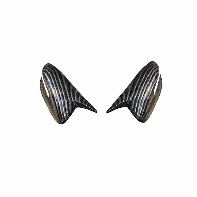 for Kia Forte K3 14-18 Carbon Fiber OX Horn Rear View Side Door Mirror Cover 2X