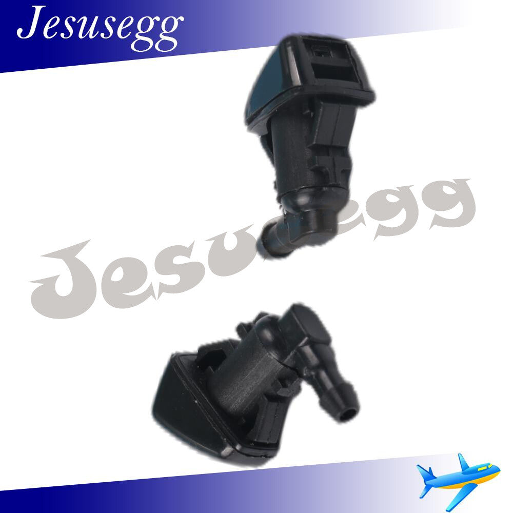 Pair Windshield Washer Sprayer Nozzle Jet Front for Jeep Commander for Dodge Nitro