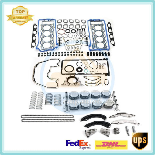 Engine Overhaul Rebuild Kit Timing Chain Kit Crankshaft Gear N62B48 for BMW
