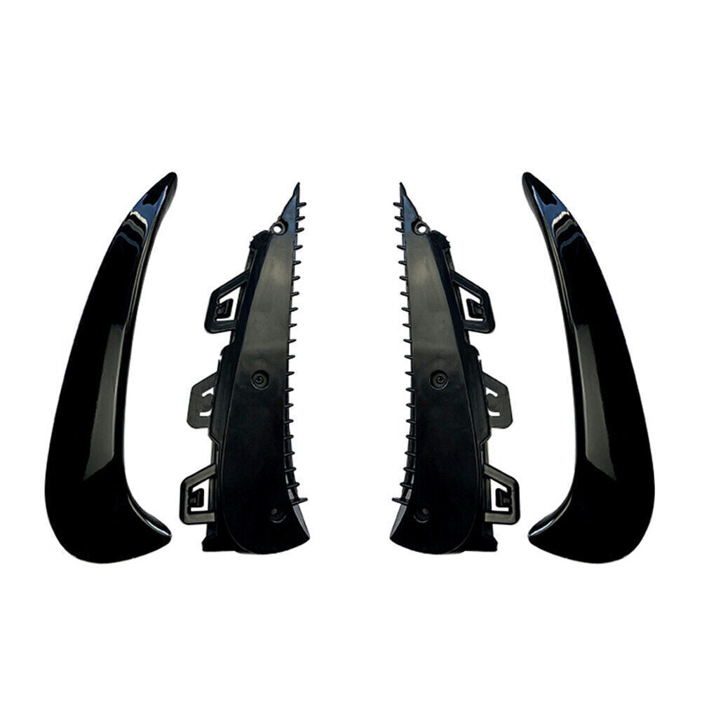 Rear Bumper Spoiler Air Vent Cover Trim Black for Benz GLA H247 GLA35 2020
