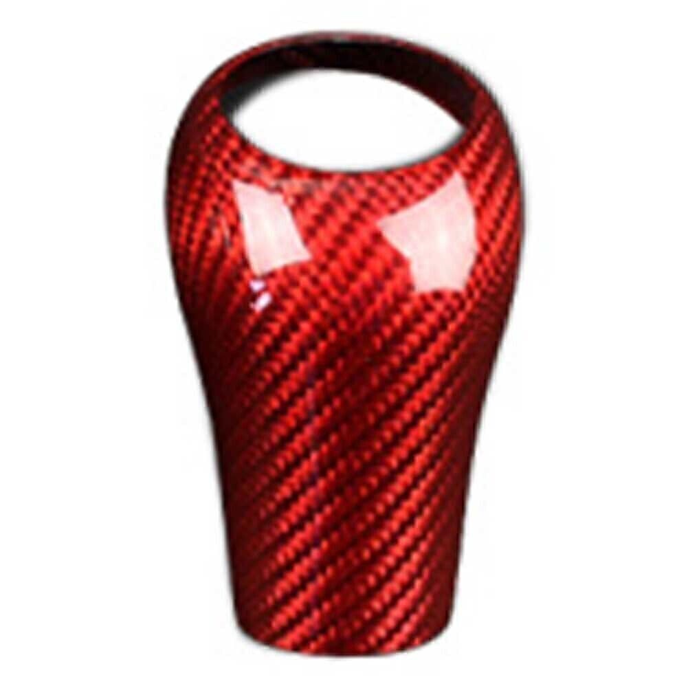 Carbon Fiber Gear Shift Knob Cover Trim for Mercedes W204 C E G GLS Class Red