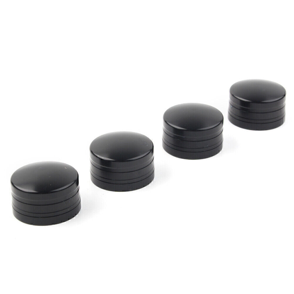 for Harley Sportster XL Twin Cam Touring Black 4x Head Bolt Spark Plug Covers