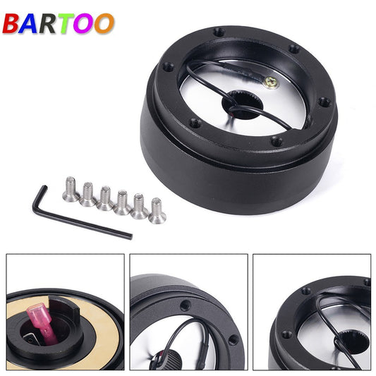 Black Steering Wheel Short Hub Adapter 186H for Volkswagen for VW for Golf for Jetta for Porsche
