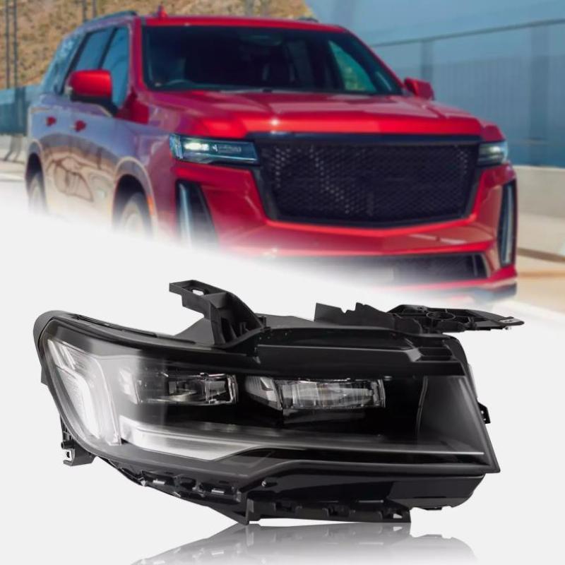 Full LED headlights for Cadillac for Escalade 2021-2024 US right-hand passenger vehicles.