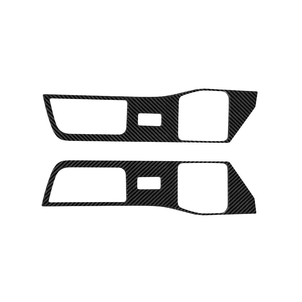 Carbon Fiber Rear Door Lift Switch Panel Cover Trim for Ford Explorer 2020-2023