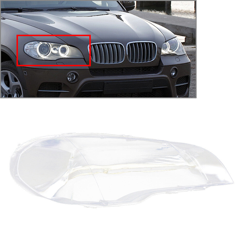 Lamp Lens Cover Headlight Cover Lampshade FIT for BMW X5 E70 2007-2013