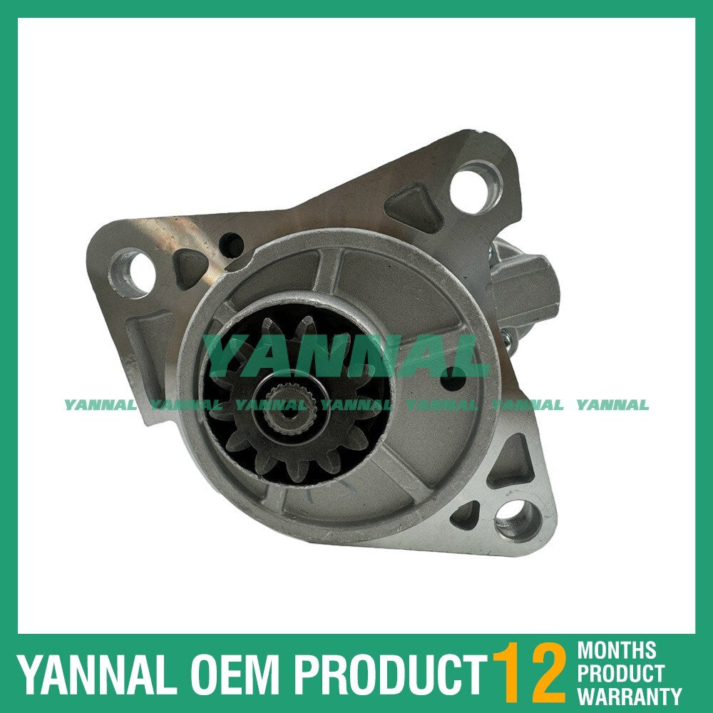 STARTER MOTOR M8T60271 is suitable for Mitsubishi FUSO cans 4D31, 4D32, and 4D34. (Unbranded, 1992)