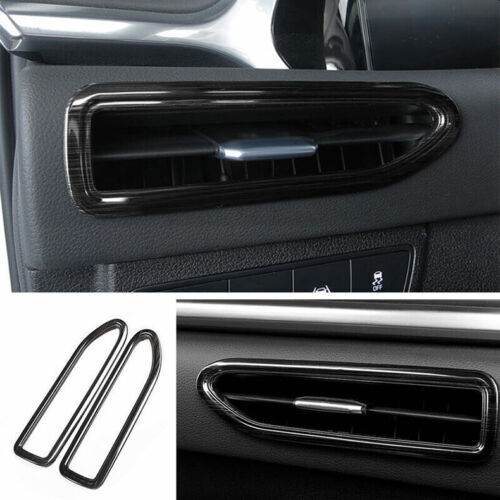 for Hyundai Sonata 2020-2023 Black Car Inner Dashboard Side Air Vent Cover Trims