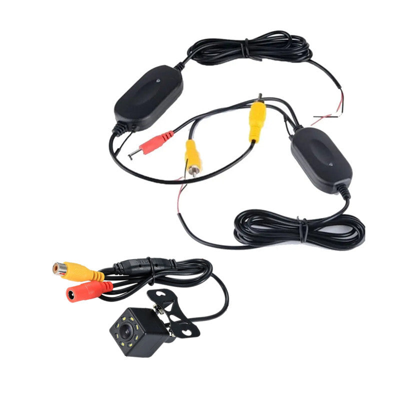 DC12V Car Rear View Camera Wifi Wireless Wiring Kit 2.4GHz Transmitter/Receiver