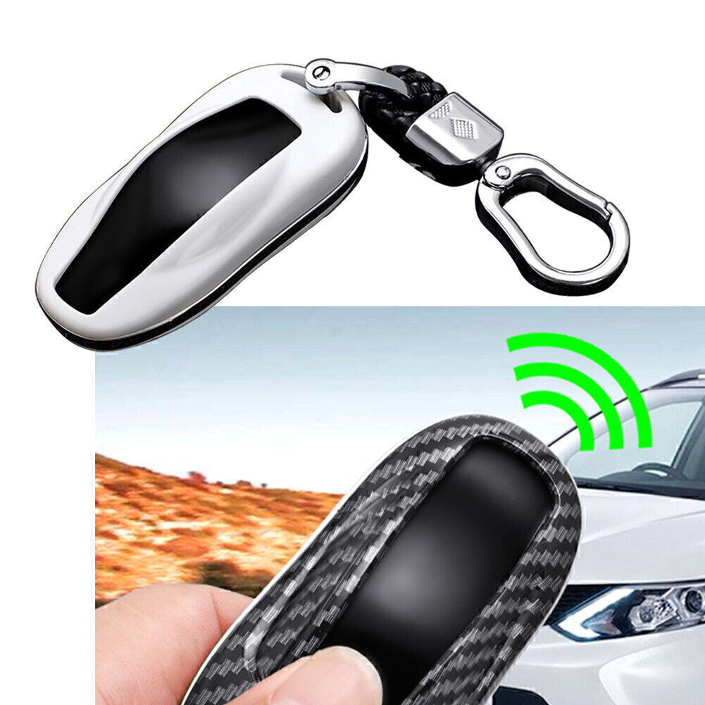 Fit for Tesla for Model S 12-19 White Car for Smart Key Fob Protect Case Cover Accessories