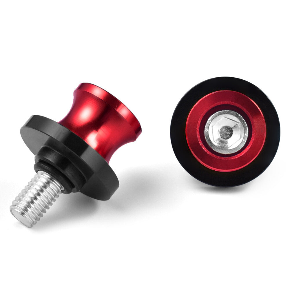 Schwingenspulen Slider Stand Schraube 8MM f¨¹r for HONDA CBR 600 900 1000 RR Paar Rot