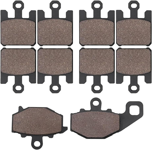 Front and Rear Brake Pads for Kawasaki ZX6RR ZX600 2003-2004, ZX6R ZX636