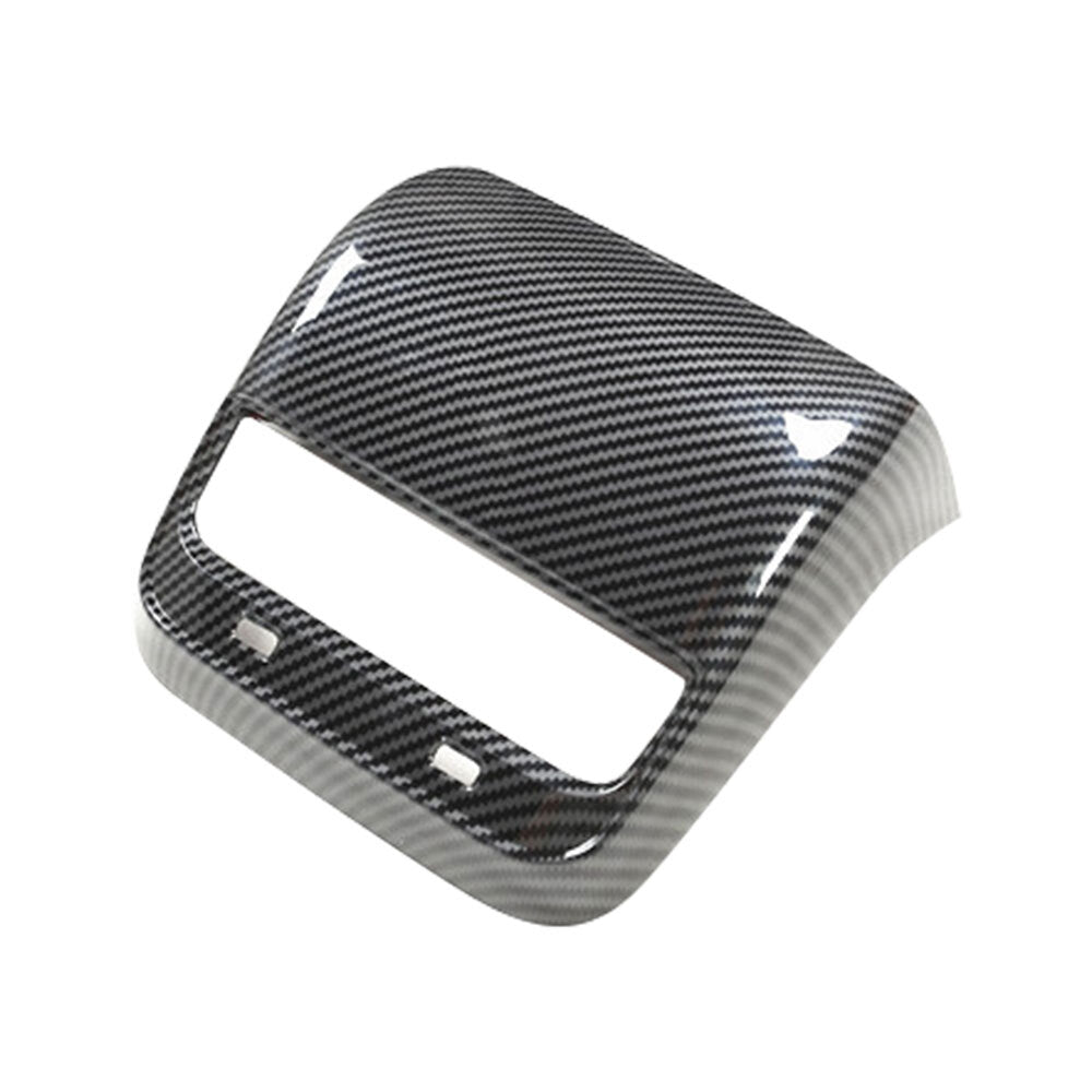 for Tesla 17-23 Model 3 Y Gloss Carbon Fiber ABS Rear Air Vent Outlet Cover Trim