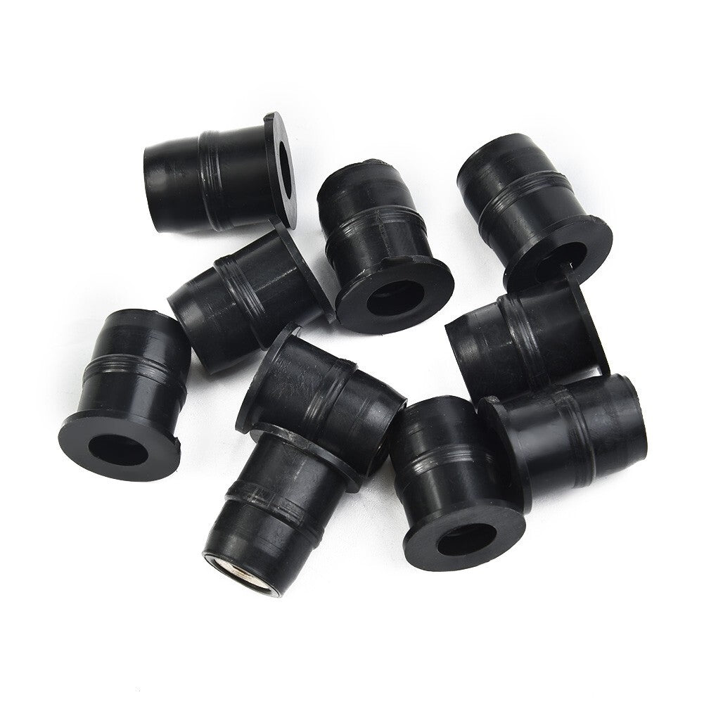 10PCS Motorcycle Windshield Rubber Nuts M5-Vibration Damper Panel Mounting 5mm