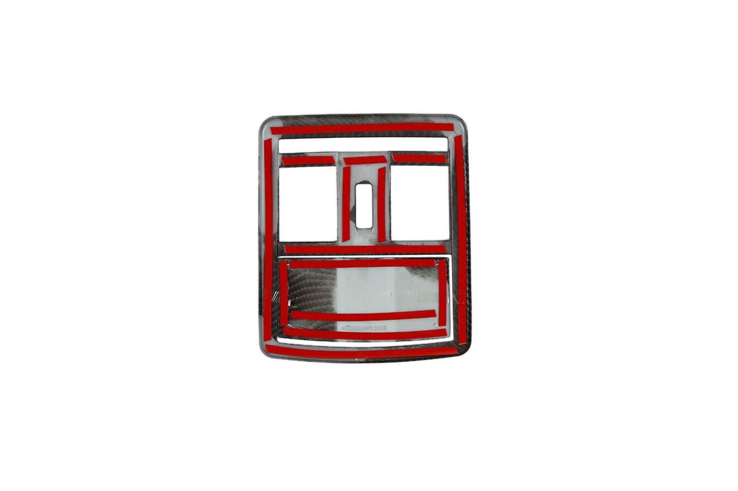 Roof Reading Light Lamp Bezel Cover Trim for Dodge for Challenger 15+ Carbon Fiber
