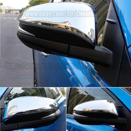 for Toyota rav4 2016 17 2018 ABS Chrome Car Door RearView Door Mirror Cover trim