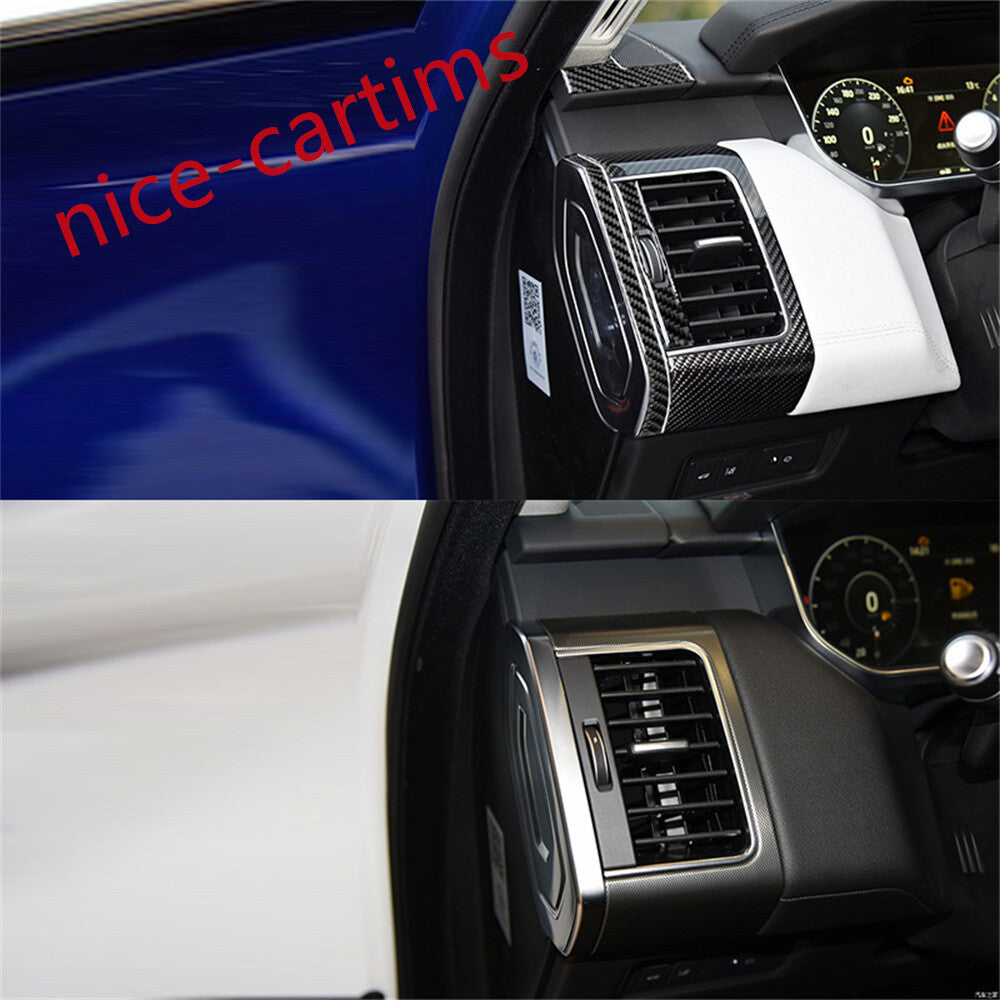 8¡ÁCarbon Fiber Dashboard Air Vent Outlet Trim For LR for Range Rover Sport 2014-2017