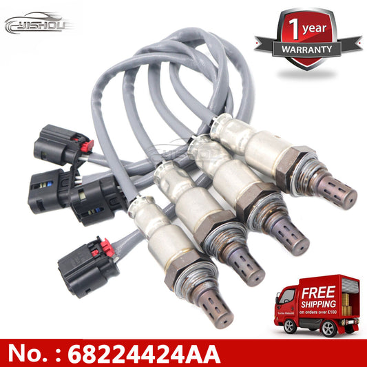 4-pack of Lambda oxygen sensors 68224424AA for Jeep Gladiator 3.0L and 3.6L for Wrangler JL
