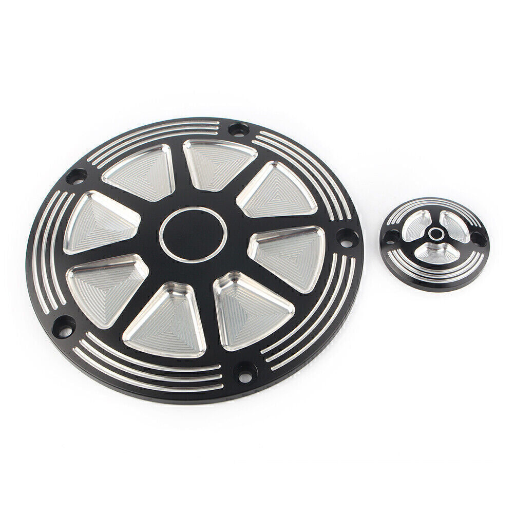 2x Derby Timing Timer Cover Fit for Harley Electra Glide Road King FLHR 2014-2018