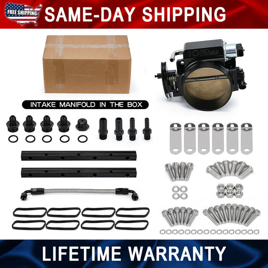 For LS1 LS2 LS6 6.0 5.6 5.3 4.8 Intake Manifold 102mm Throttle Body GM MAP Port