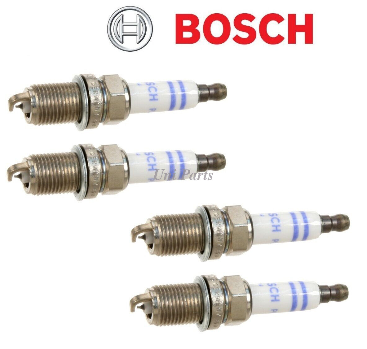 4-piece Dual Platinum Spark Plug Set 06H905611 FR5KPP332, suitable for Volkswagen for Audi 1.8 2.0
