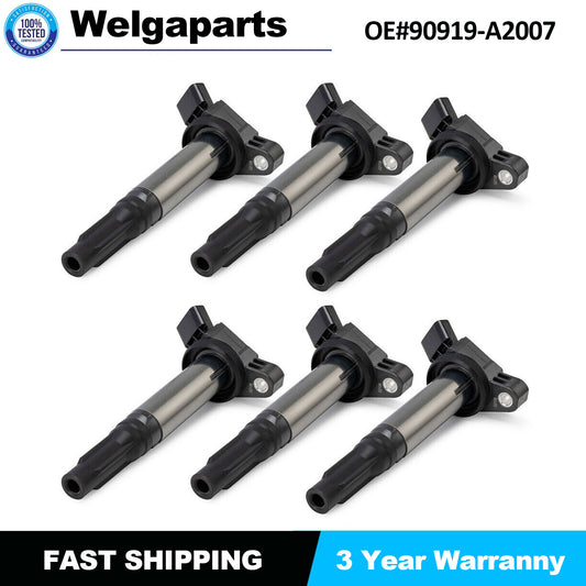 6x 90919-A2007 ignition coil for Toyota for Avalon for Camry for Lexus RX350 ES350 3.5L