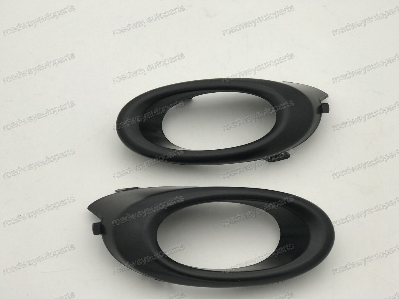 1Pair Black Front Fog Light Trim Cover Bezel Fit for Honda for Civic Sedan 2013-2015