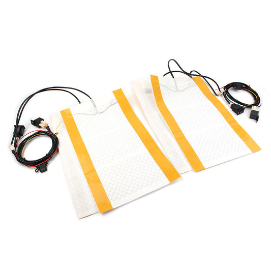 Universal Carbon Fiber 12V Seats Heated for Seat Heater Kit Car Cushion Round Switch