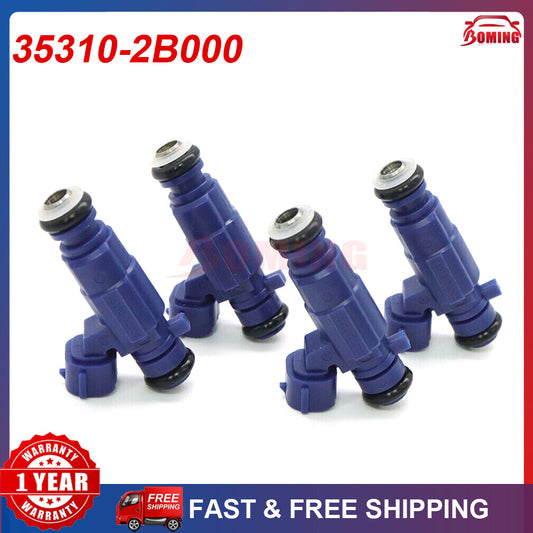 Sets 4p 35310-2B000 Fuel Injectors for Hyundai i20 i30 for KIA Ceed 1.4L 353102B000