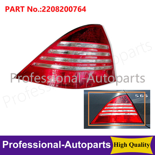One-piece driver's left taillight, suitable for Mercedes S-Class W220, S430, S500, S55. (March 2006)